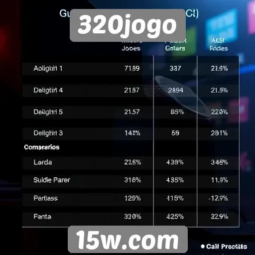 Compare a performance do 320jogo com concorrentes